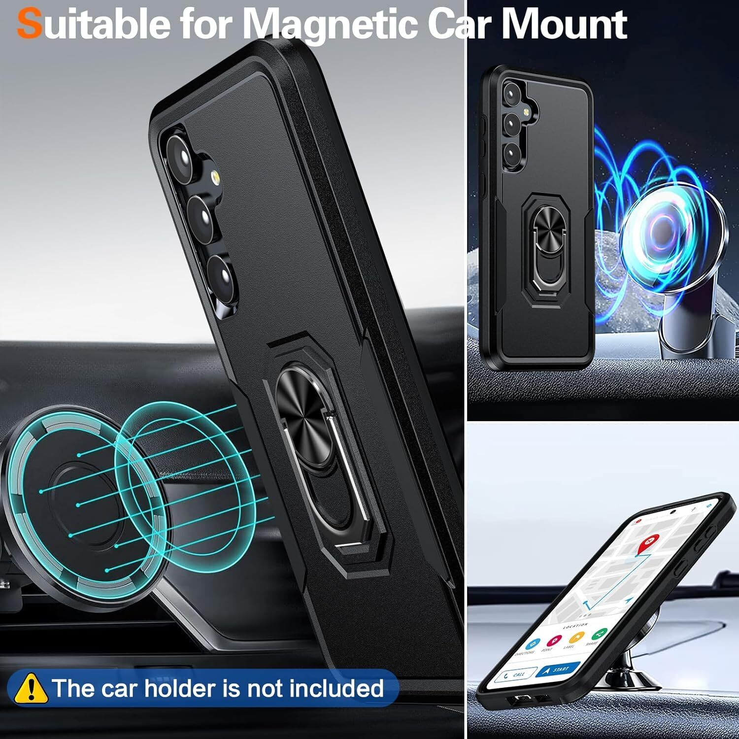 Heavy Duty Ring Case for Samsung Galaxy A16 Heavy Duty Ring Case for Samsung Galaxy A16